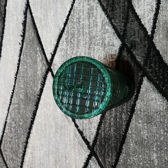STARBUCKS 2021 JEWELED EMERALD GREEN VENTI TUMBLER - Picture 3 of 11
